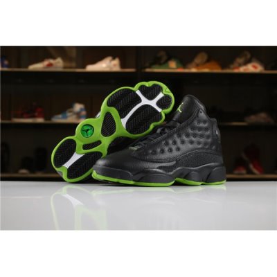 Nike "Altitude" Ženske Air Jordan 13 Crne Zelene | 38D0NBBC