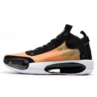 Nike "Amber Rise" Muške Air Jordan 34 Crne Narančaste | ELHDHLZ2