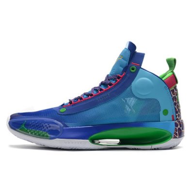 Nike "Blue O" Muške Air Jordan 34 Plave | IRZ03F4Q