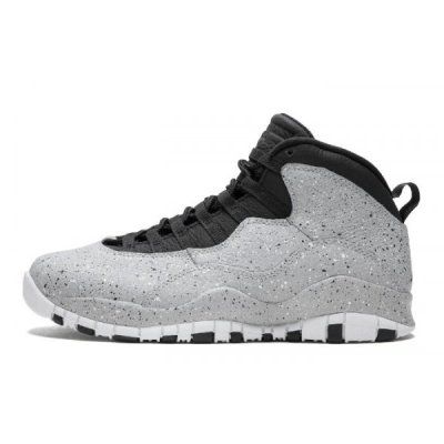 Nike "Cement" Muške Air Jordan 10 Sive Crne Crvene | R2F518PE