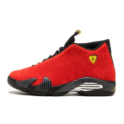 Nike "Ferrari" Muške Air Jordan 14 Crvene Crne Žute | AHHSUW28