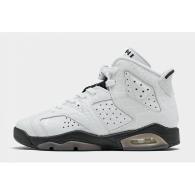 Nike GS "Alligator" Ženske Air Jordan 6 Bijele Crne | 6ETFB93Z