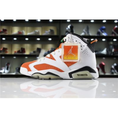 Nike "Gatorade" Muške Air Jordan 6 Bijele Crne Narančaste | CKQ47VM7