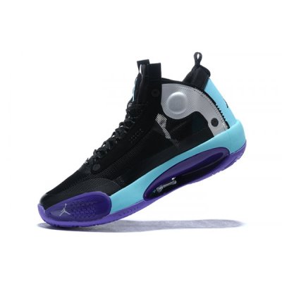 Nike High Muške Air Jordan 34 Crne Sive Ljubičaste Plave | 2CUSPEUF