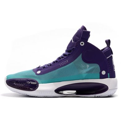Nike "Hornets" Muške Air Jordan 34 Plave Ljubičaste | V7ANWU6Y