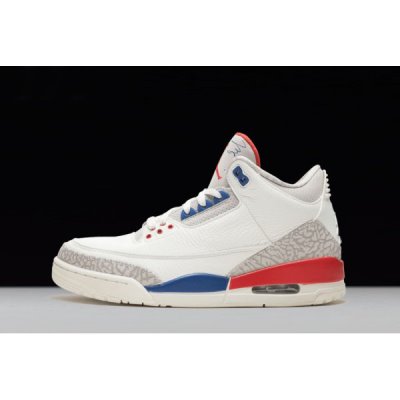 Nike "International Flight" Muške Air Jordan 3 Bijele Crvene | VWMNC3DL