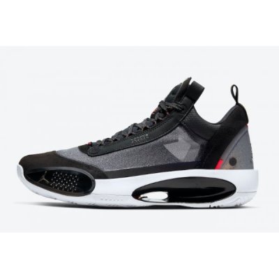 Nike Low "Heritage" Muške Air Jordan 34 Crne Metalne Srebrne | 0SOI0AN4