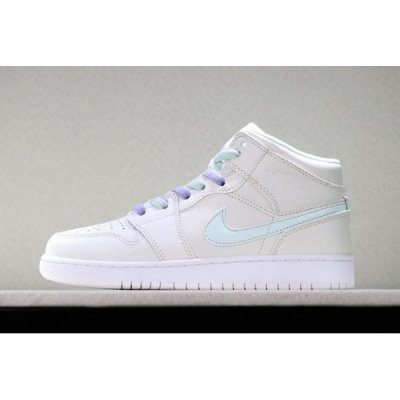 Nike Mid "Candy" Ženske Air Jordan 1 Ljubičaste Plave | V5QRSS9S