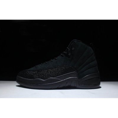 Nike "Ovo Black" Muške Air Jordan 12 Crne Metalne Zlatne | W7H8IEK7