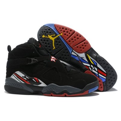 Nike "Playoffs" Muške Air Jordan 8 Crne Crvene | DOSEUWJL