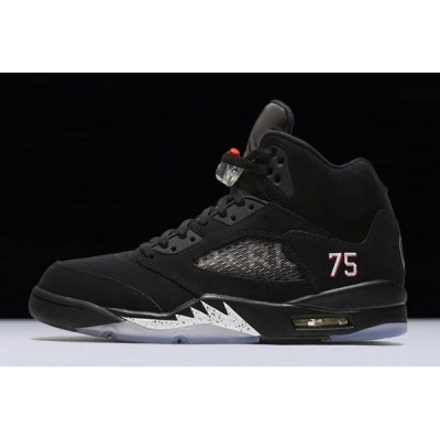 Nike "Psg" Muške Air Jordan 5 Crne Crvene | I0CULJAN