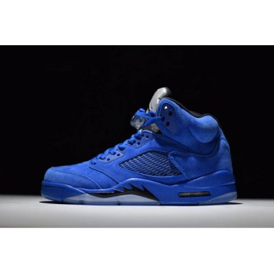 Nike Retro "Blue Suede" Muške Air Jordan 5 Plave Kraljevska Plava Crne | SYQ34QV6