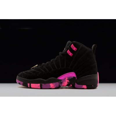 Nike Retro Db "Doernbecher" Muške Air Jordan 12 Crne Ljubičaste Roze | 3E3T4HRU