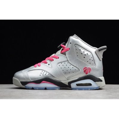 Nike Retro GS "Valentines Day" Ženske Air Jordan 6 Srebrne | GF9RS0KN