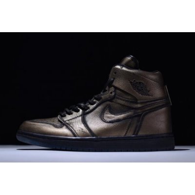 Nike Retro High OG "Wings" Muške Air Jordan 1 Metalne Zlatne Crne | 8E9DX1XS