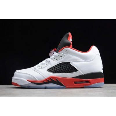 Nike Retro Low "Fire Red" Muške Air Jordan 5 Crvene | CHWZ6IKK