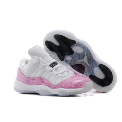 Nike Retro Low GS "Pink Snakeskin" Ženske Air Jordan 11 Roze Zmijski Print Boje Kože | AWFC57VM