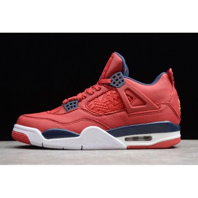 Nike Retro SE "Fiba" Muške Air Jordan 4 Crvene Metalne Zlatne | XKWTM537