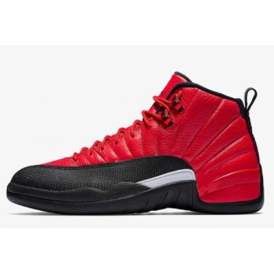 Nike "Reverse Flu Game" Muške Air Jordan 12 Crvene Crne | 0NQF5YMW
