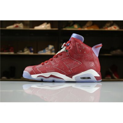 Nike "Slam Dunk" Muške Air Jordan 6 Crvene | JA4HFJAQ
