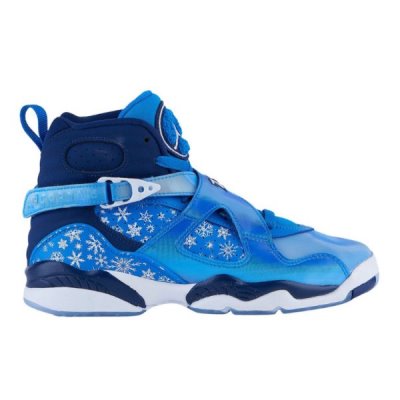 Nike "Snowflake" Muške Air Jordan 8 Bijele Plave | W9ZX2LEH