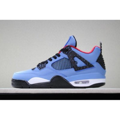 Nike "Travis Scott" Muške Air Jordan 4 Plave Crvene | 5LC63F4Z