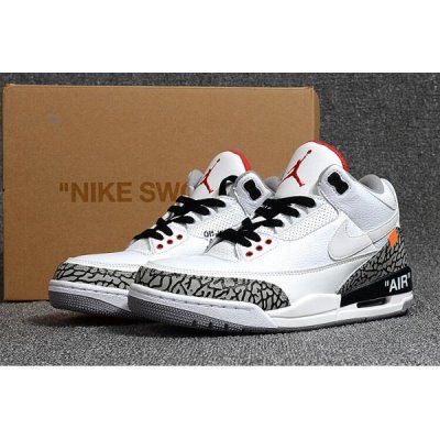 Nike "White Cement" Muške Air Jordan 3 Bijele | G8DP5YTX