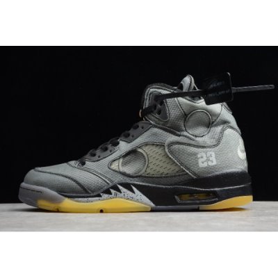 Nike X Off-white Muške Air Jordan 5 Bijele Crne Crvene | TUX4JUL7